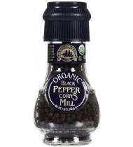 Drogheria & Alimentari All Natural Spice Grinder Black Peppercorns (6x1.6Oz)