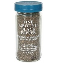 Morton & Bassett Fine Ground Black Pepper (3x1.8Oz)