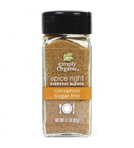 Simply Organic Organic Spice Right Everyday Blends, Cinnamon Sugar Trio (6X3.1 OZ)