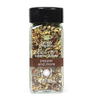 Simply Organic Organic Spice Right Everyday Blends, Pepper And More (6X2.2 OZ)