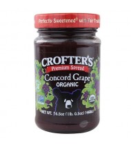 Crofters Organic Concord Grape Premium Fruit Spread (6x16.5Oz)