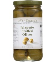Jeff's Naturals Jalapeno Stfd Olives (6x7.5OZ )