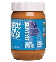 Don't Go Nuts Nut Free Organic Soy Butter, Lightly Sea Salted (6x16 OZ)
