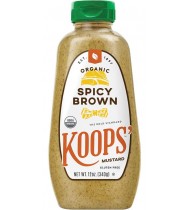 Koops Organic Spicy Brown Mustard (12x12 OZ)