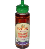 Madhava Pure Agave Nectar, Raw (6x11.75Oz)