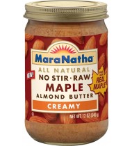 Maranatha Creamy Maple Almond Butter (6x12 OZ)