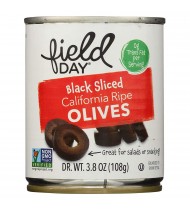 Field Day California Ripe Sliced Black Olives (12x3.8Oz)