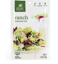 Simply Organic Ranch Salad Dressing Mix (12x1 Oz)