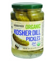 Woodstock Whole Koshr Dill Pickles (6x24 Oz)