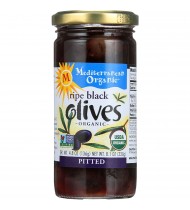 Mediterranean Organics Ripe Pitted Black Olives (12x8.1Oz)