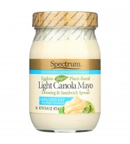 Spectrum Naturals Lite Canola Mayonnaise Eggless (12x16 Oz)