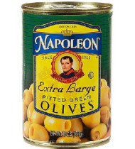 Napoleon Co. Green Pitted Olives (12x6OZ )