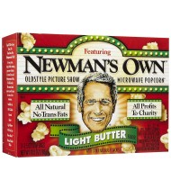 Newman's Own Lt Butter Ppcr Micro (12x3PK )