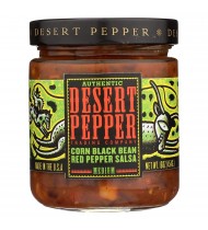 Desert Pepper Corn Black Bean Roasted Pepper Salsa (6x16 Oz)
