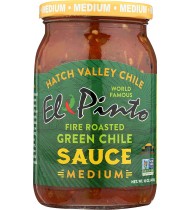 El Pinto Medium Green Chili Sauce (6x16 Oz)