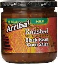 Arriba! Fire Roasted Southwestern Black Bean & Corn Salsa (6x16Oz)