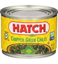 Hatch Farms Peeled Chopped Green Chiles Mild (24x4 Oz)