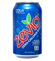 Zevia Natural Cola Diet Soda (4x6x12 Oz)