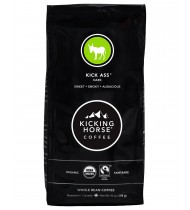 Kicking Horse Coffee Kick Ass Dark Roast Whole Bean (6x10 OZ)