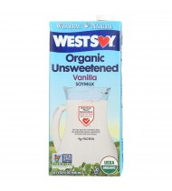 Westsoy Unsweetened Organic Vanilla Westsoy (12x32 Oz)