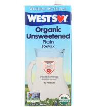 Westsoy Unsweetened Organic Westsoy (12x32 Oz)