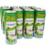 Zola Brazilian Fruits 100% Nat Coconut Water (12x17.5OZ )