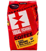 Equal Exchange Mind & Soul Whole Bean Coffee (6x12 Oz)