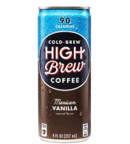 High Brew Coffee Mexican Vanilla (12x8 OZ)
