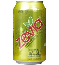 Zevia Natural Twist Diet Soda (4x6x12 Oz)