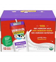 Horizon Organic Lowfat Vanilla Milk (1x12 PACK)