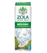 Zola Brazilian Fruits Nat Coconut Water W/Pulp (12x17.5OZ )