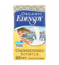 Eden Foods Unsweetened Edensoy (12x32 Oz) 