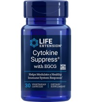 Life Extension Cytokine Suppress with EGCG, 30 Capsules