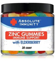 Absolute Immunity- ZINC and Elderberry Gummies - 30ct