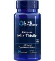 Life Extension European Milk Thistle-Advanced Phospholipid Delivery Softgels, 60 Count