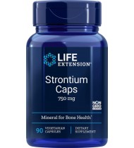 Life Extension Strontium, 750 mg, 90 Vegetarian Capsules