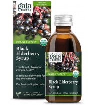 Gaia Herbs Black Elderberry Syrup, 5.4 Fl Oz (Pack of 1)