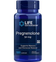 Life Extension Pregnenolone 50 Mg, 100 capsules