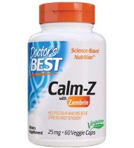 Doctor's Best Calm with Zembrin, 25mg Veggie Caps, 60Count