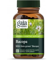 Gaia Herbs, Bacopa, Brain and Cognitive Support, 60 Count