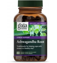 Gaia Herbs Ashwagandha Root, For Stress Relief, 120 Count
