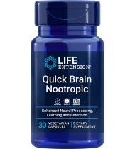 Life Extension Quick Brain Nootropic, 30 Count