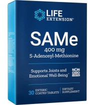 Life Extension SAMe 400 mg 30 Tablets