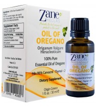 Zane Hellas 100% Undiluted Oregano Oil, 1 fl. oz.- 30ml.