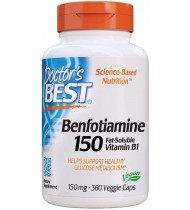 Doctor's Best Benfotiamine, 150 mg, 360 Veggie Caps