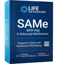 Life Extension Same S-Adenosyl-Methionine 400 Mg, 60 Tablets