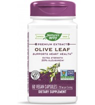 Nature's Way Premium Extract Standardized Olive Leaf, 250 mg, 60 VCaps