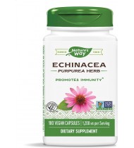Nature's Way Echinacea Purpurea Herb, 1,200 mg per serving, 180 Capsules