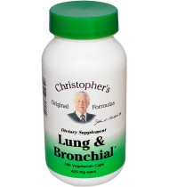 Dr. Christopher's Unisex Lung & Bronchial Formula 100 Count 425mg 