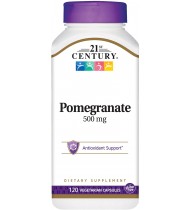 21st Century Pomegranate, 500 mg 120 Capsules